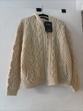 Irelands Eye zip cardigan NWT